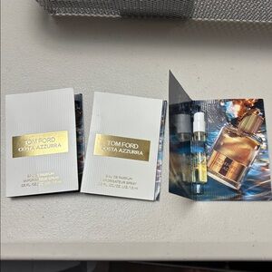 3 New Tom Ford Costa Azzurra Men’s Eau de Parfum Perfume Samples 0.05 each